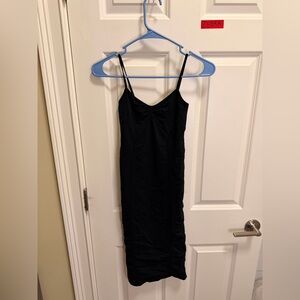 Women’s NUX Black Mini Dress with Spaghetti Straps
